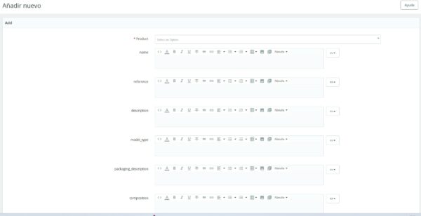 form products gprs 600x308 - GPRS PrestaShop- Modulo para gestionar la información y documentación adicional al producto y fabricante