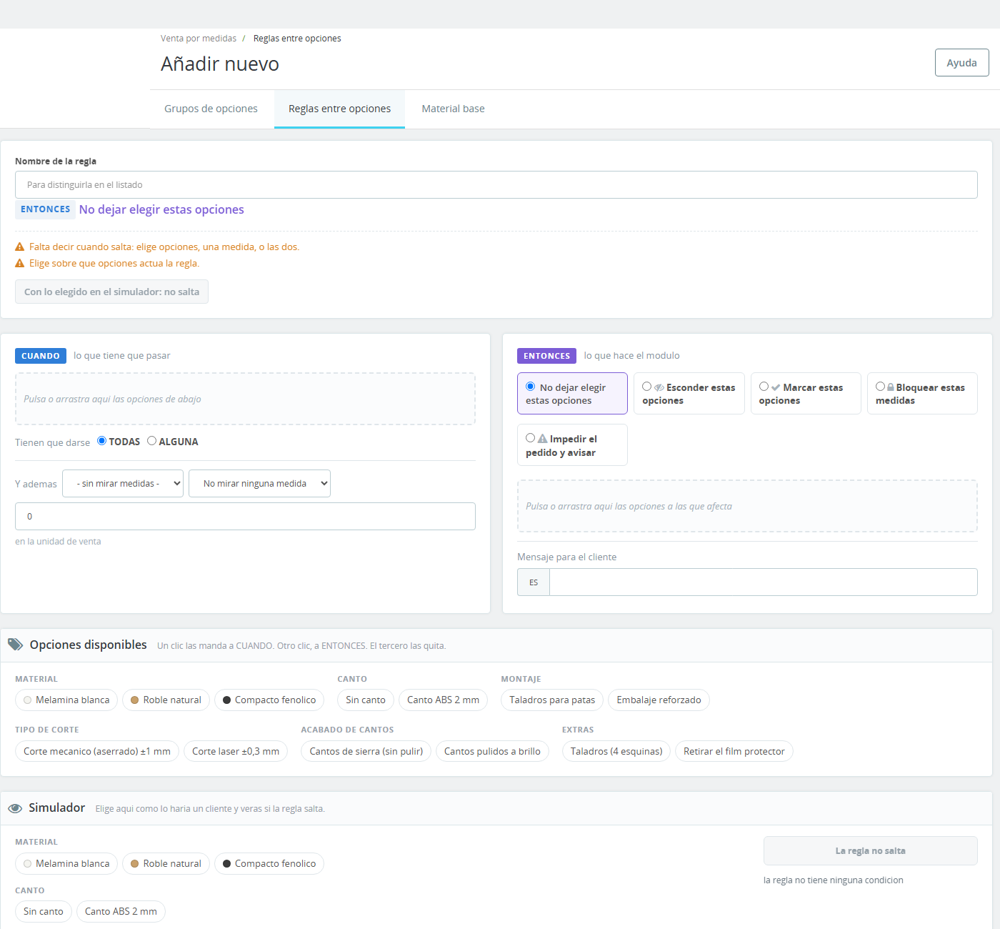 admin-regla-form Ecom Measure — Vender por metros, m², m³, kilos y unidades con opciones y materiales - Imagen 10