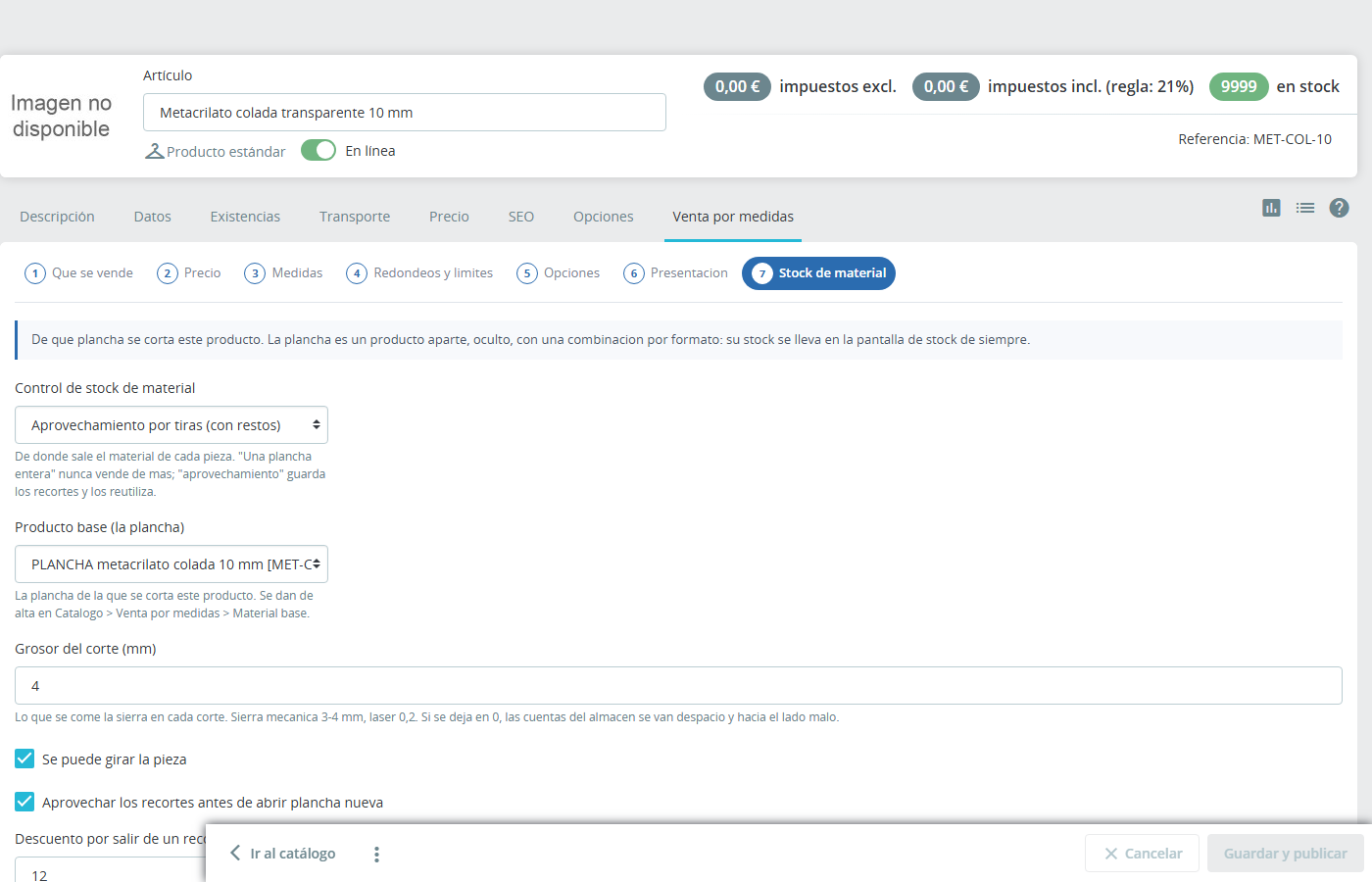 caso-6-ficha-stock Ecom Measure — Vender por metros, m², m³, kilos y unidades con opciones y materiales - Imagen 16