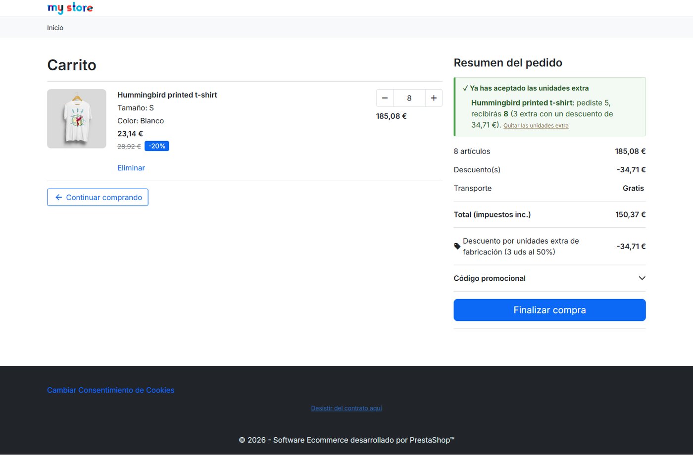 02-carrito-con-descuento Unidades Extra por Fabricación Mínima para PrestaShop 8 y 9 - Imagen 7
