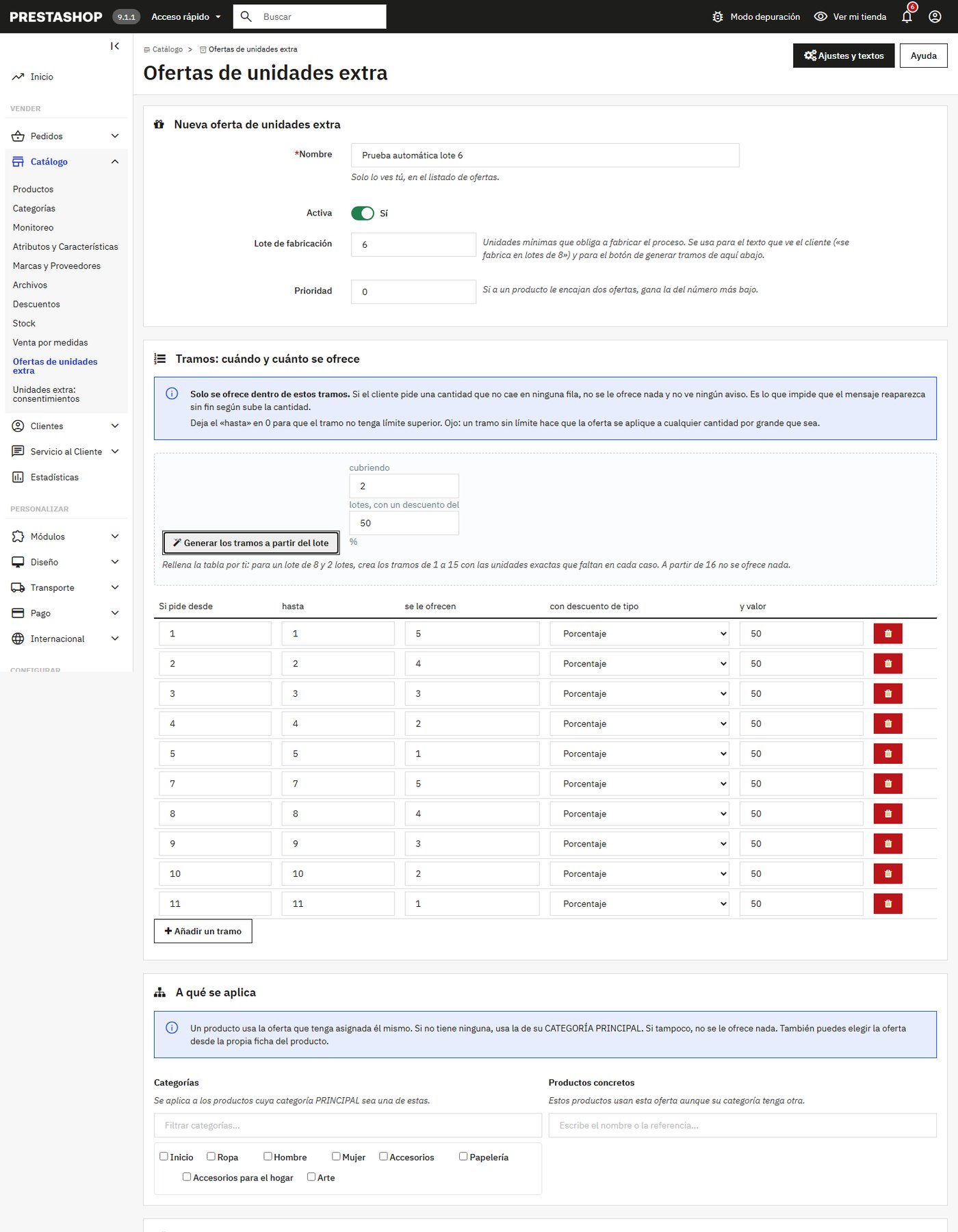 03-tramos-generados Unidades Extra por Fabricación Mínima para PrestaShop 8 y 9 - Imagen 8