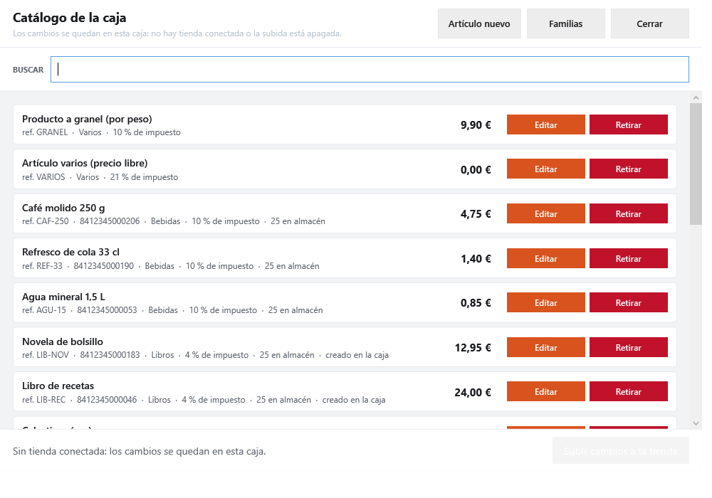 TPV / POS para Windows con VERI*FACTU y conexión a PrestaShop y Woocommerce ecomtpv 71 catalogo - TPV / POS para Windows con VERI*FACTU y conexión a PrestaShop y Woocommerce